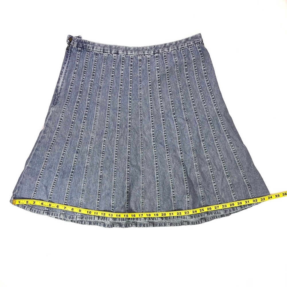 Christopher & Banks Jean Skirt A-Line 2000s 12 - Picture 8 of 8